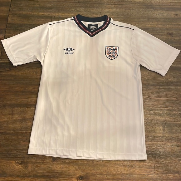Authentic 1986 England Home soccer jersey Small New - Picture 1 of 5